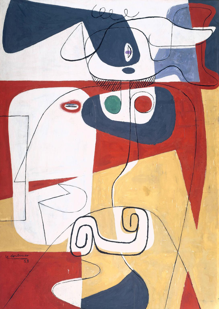 728x1027 Le Corbusier Paintings - Le Corbusier Painting