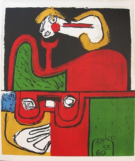 460x550 Portrait Painting By Le Corbusier - Le Corbusier Painting