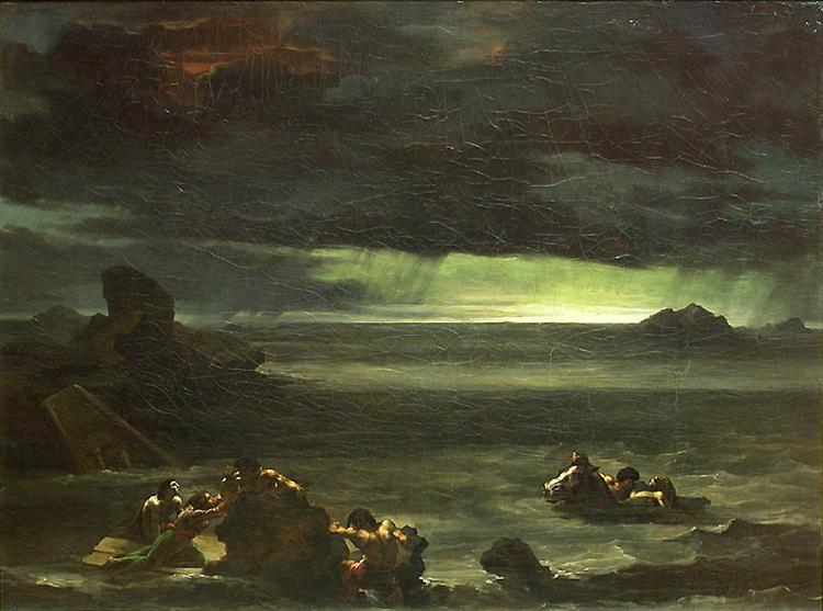750x557 Scene Of The Deluge, 1820 - Le Deluge Painting