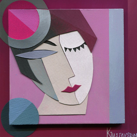 458x458 Unique Artwork Le From The Artist Karl Gustavsen, Figurative - Le Reve Painting