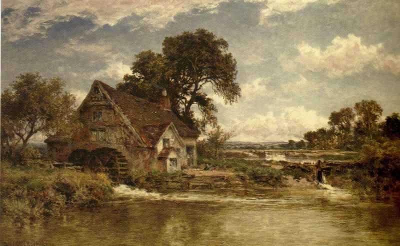 800x493 British Paintings Benjamin Williams Leader - Leader Painting