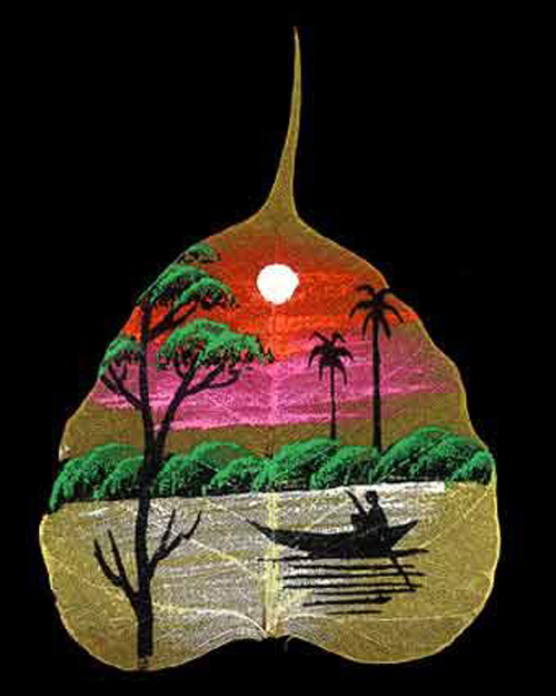 500x625 Beauty Will Save, Viola, Beauty In Everything - Leaf Painting Art