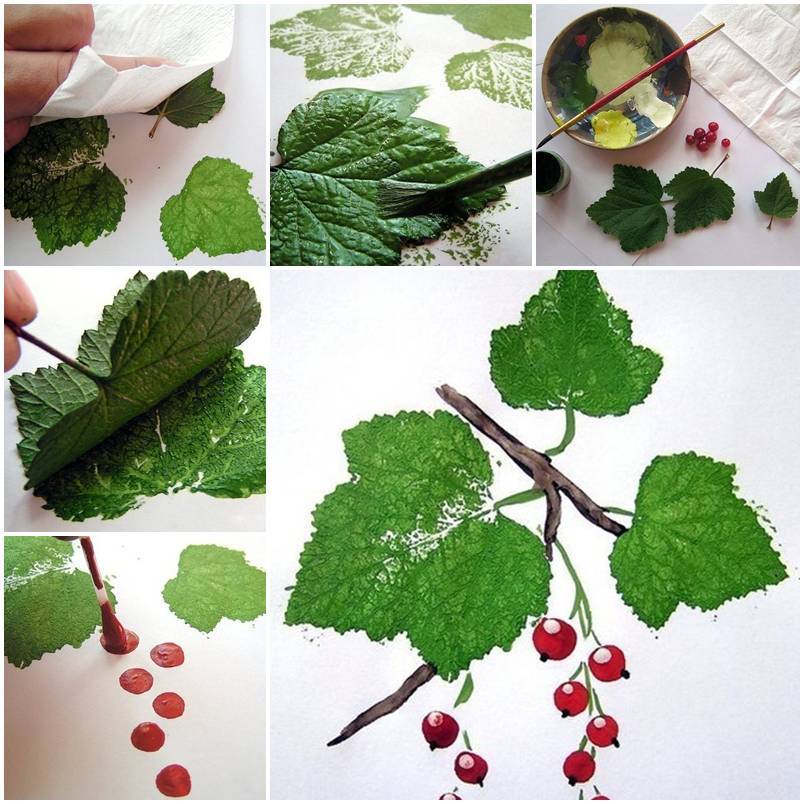 804x804 Creative Leaf Painting Art - Leaf Painting Art