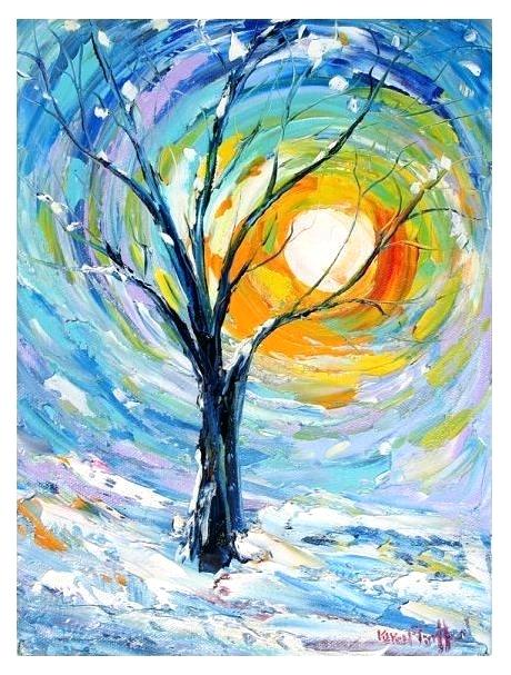 Leafless Tree Painting At PaintingValley Com Explore Collection Of   Leafless Tree Painting 31 