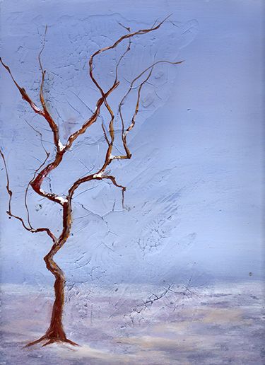 375x516 Paint A Leafless Tree Art Upcycling And Acrylics - Leafless Tree Painting