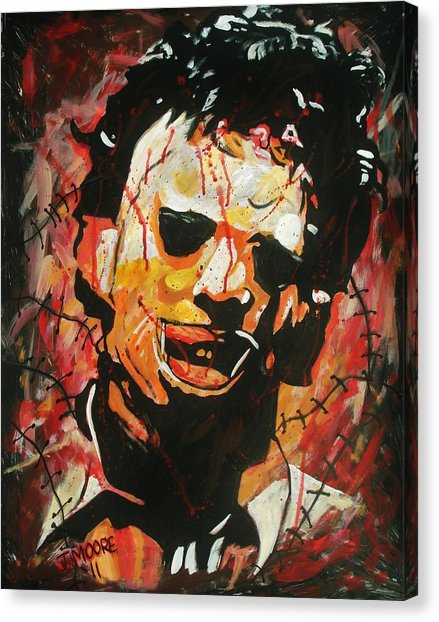 439x622 Leatherface Painting By Jeremy Moore - Leatherface Painting