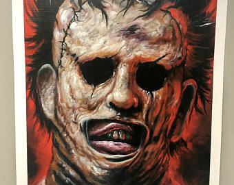 340x270 Leatherface And Fam - Leatherface Painting