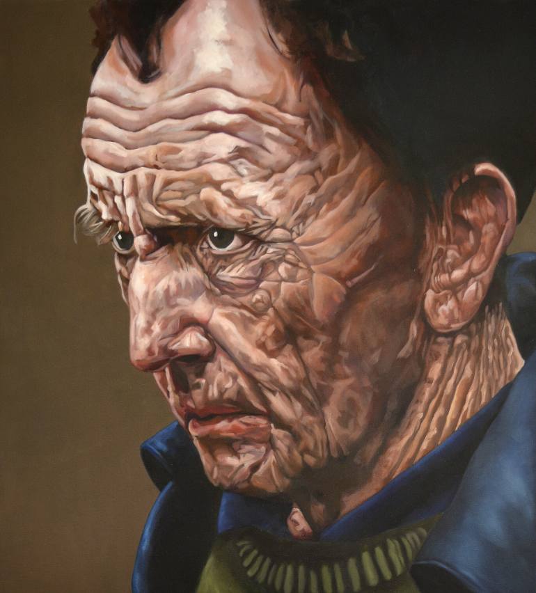 770x852 Saatchi Art Leatherface Painting By Jan Bollaert - Leatherface Painting