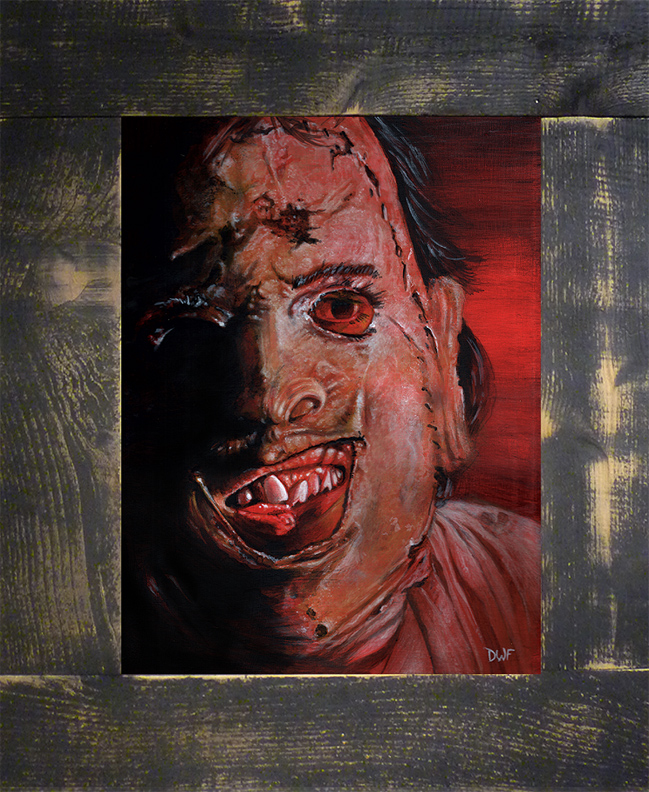 649x792 Hyaena Gallery - Leatherface Painting