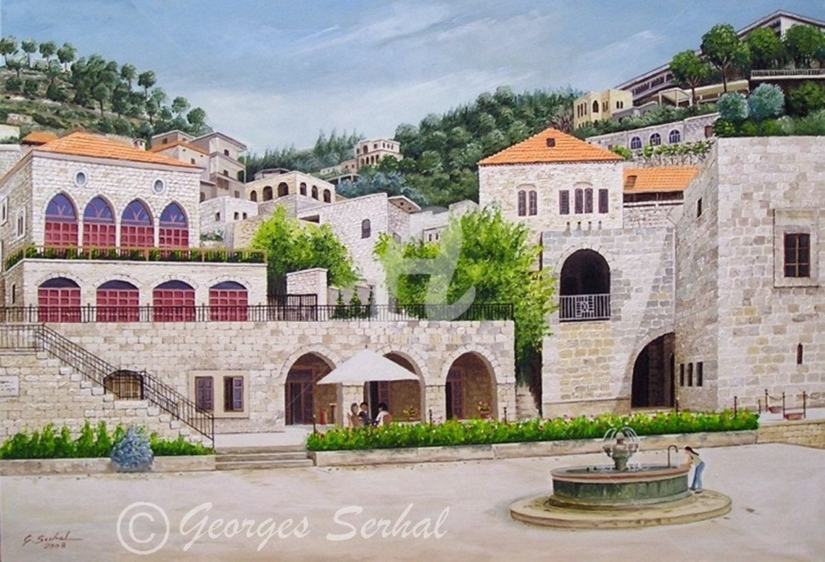 1200x818 L 128 - Lebanese Painting