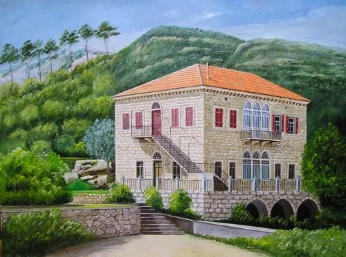 504x374 Lebanese Paintings By Georges Serhal - Lebanese Painting