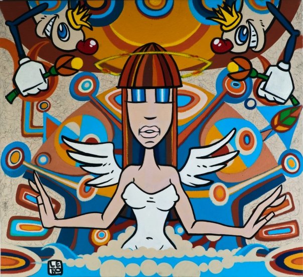 604x551 Tastytown Artist Lebo - Lebo Painting