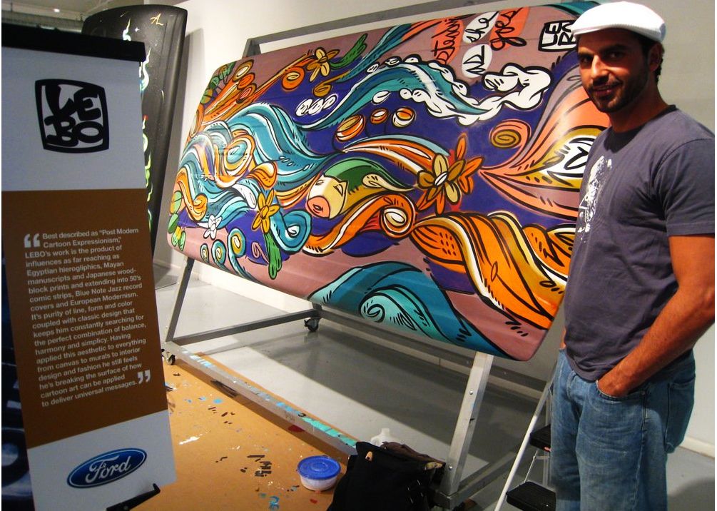 1005x716 David Lebo Lebatard. What I Love To Do Artist - Lebo Painting