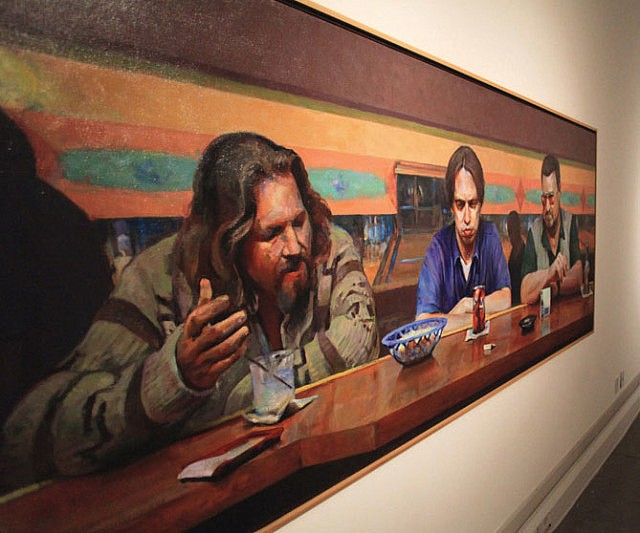 640x533 The Big Lebowski Paintings - Lebowski Painting