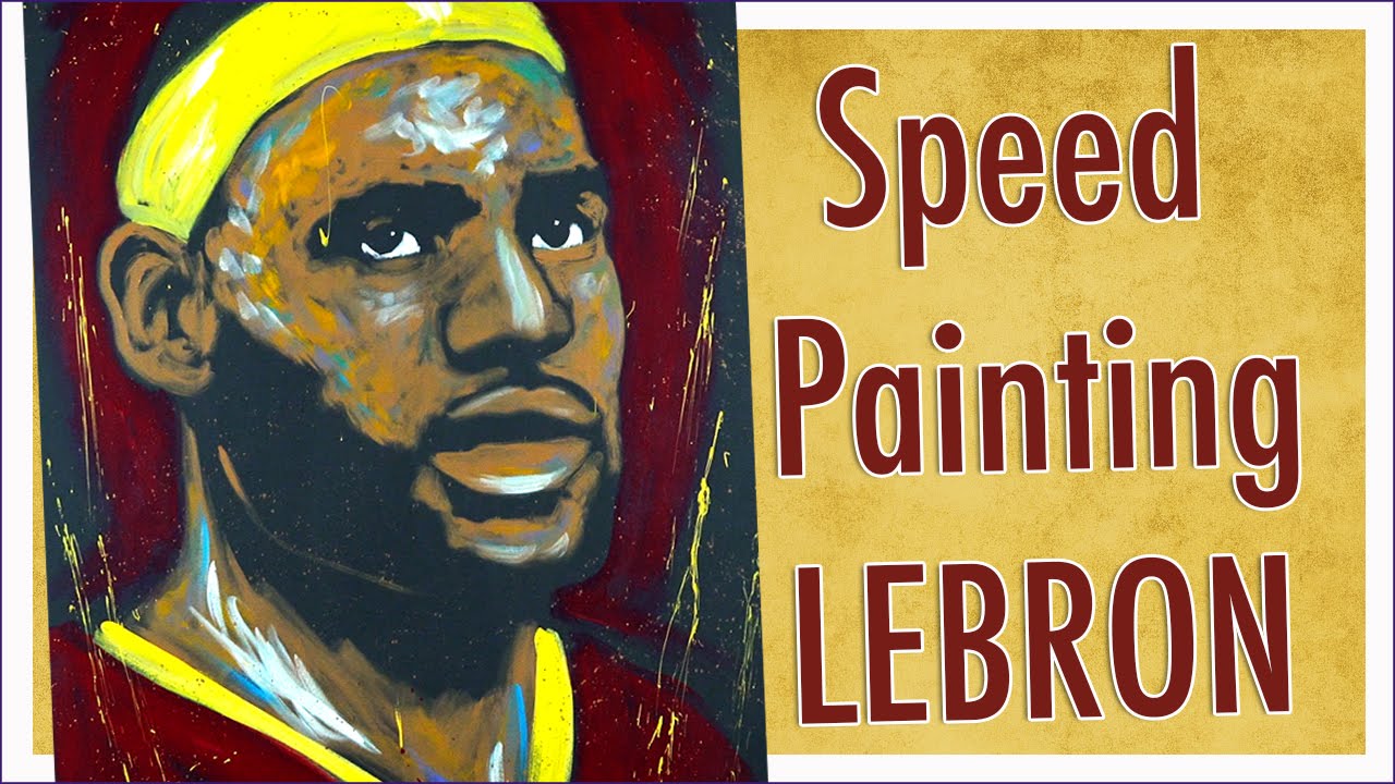 1280x720 Lebron James - Lebron Painting