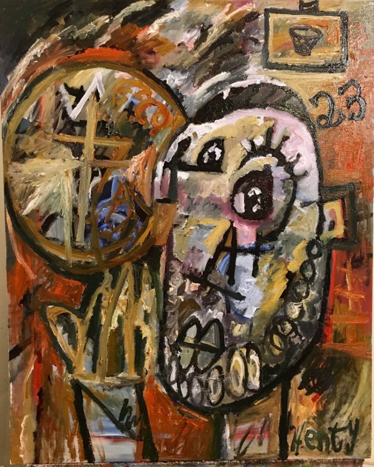 770x962 Saatchi Art Tribute To Lebron James Painting By Eric Henty - Lebron Painting