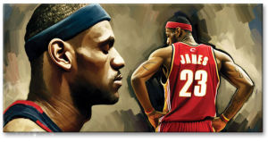 300x159 China Lebron James Oil Painting - Lebron Painting