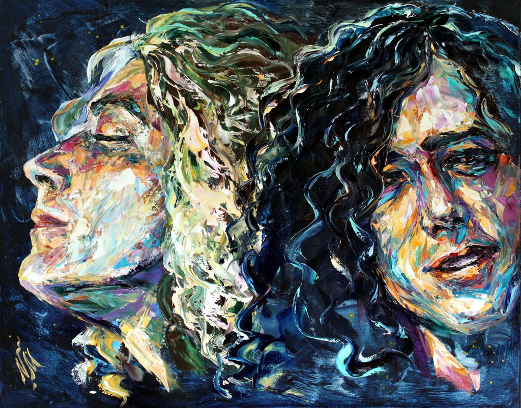 1024x803 Natasha Mylius Artwork Led Zeppelin Original Painting Oil - Led Zeppelin Painting