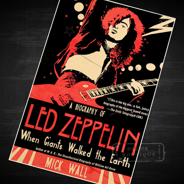 640x640 The Led Zeppelin Music Class Vintage Retro Canvas Painting Poster - Led Zeppelin Painting