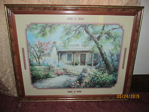 300x225 Home Interiors Lee K.parkinson 1989 31.5 X 25.5 Framed Amp Matted - Lee K Parkinson Painting