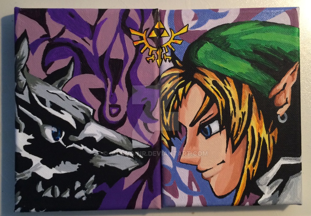 1024x712 Legend Of Zelda Twilight Princess Painting By S Luna Nr - Legend Of Zelda Painting
