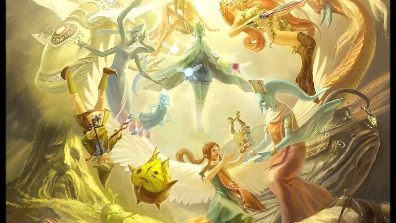 1280x720 The Legend Of Zelda 25th Anniversary Painting - Legend Of Zelda Painting