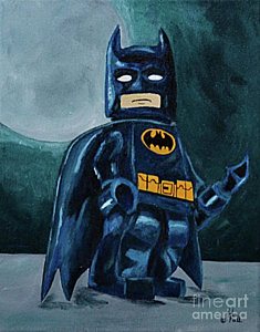 235x300 Lego Batman Art Fine Art America - Lego Batman Painting