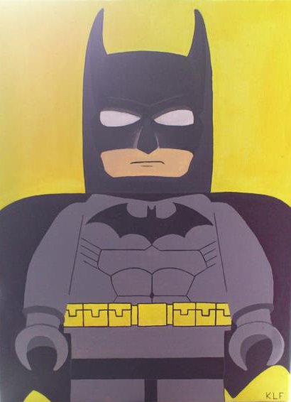 410x566 Lego Batman Painting By Katiefranks 37 - Lego Batman Painting