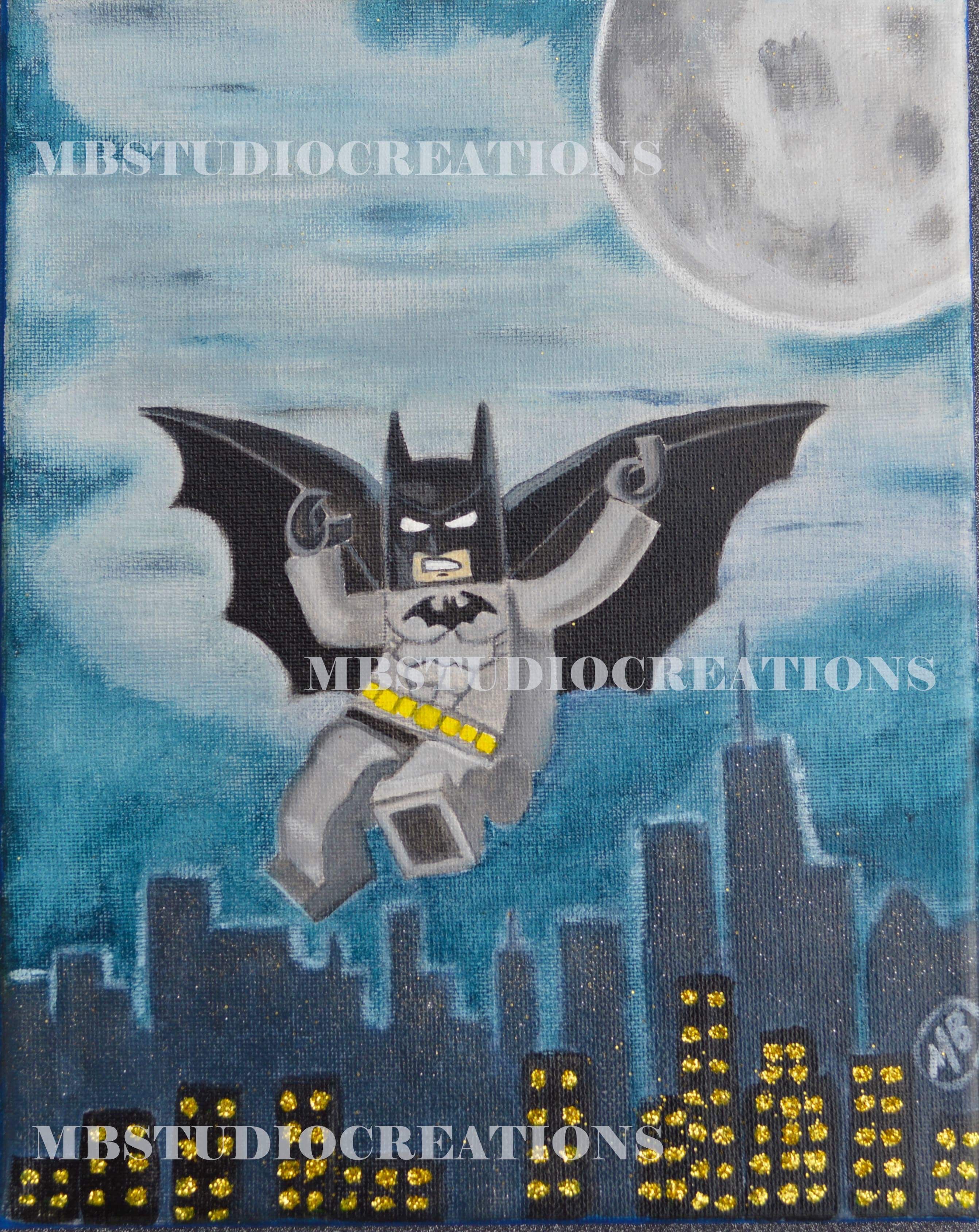 2684x3377 Lego Batman Painting Lego Art Batman Painting - Lego Batman Painting