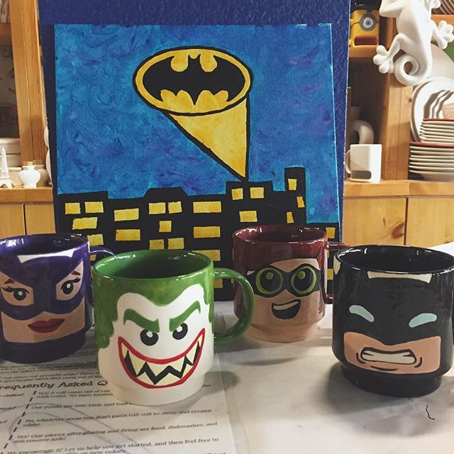 640x640 Painted - Lego Batman Painting