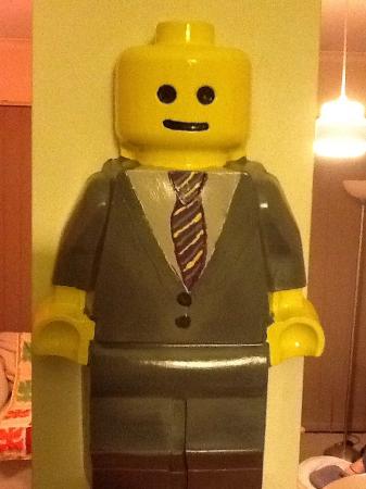 337x450 My Painted Lego Man. - Lego Man Painting