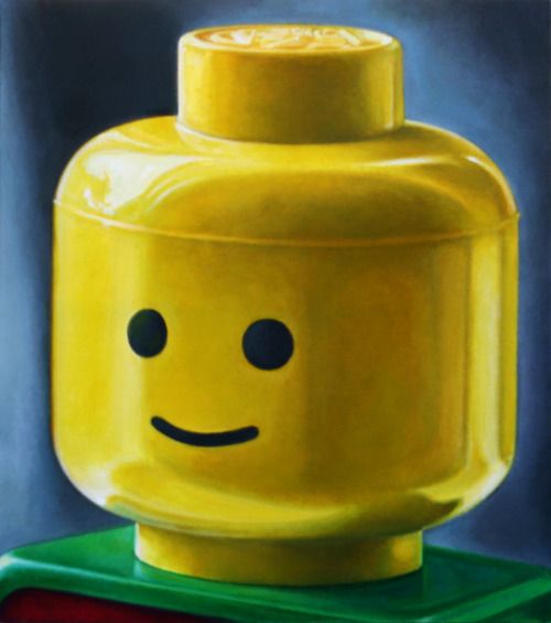 500x565 The 132 Best Artwork - Lego Man Painting