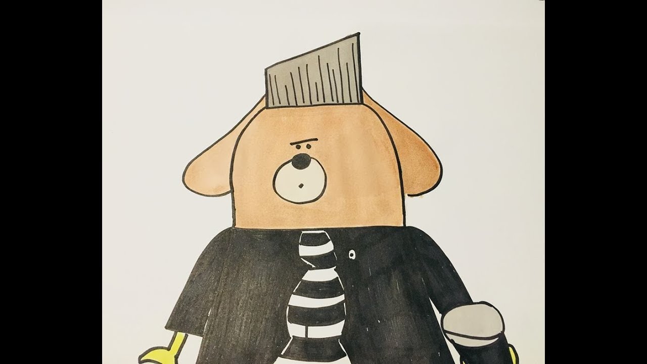 1280x720 What Do You Get When You Put Elvis, Hey Duggee And Lego Man - Lego Man Painting