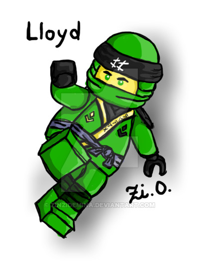 400x525 Lloyd - Lego Ninjago Painting