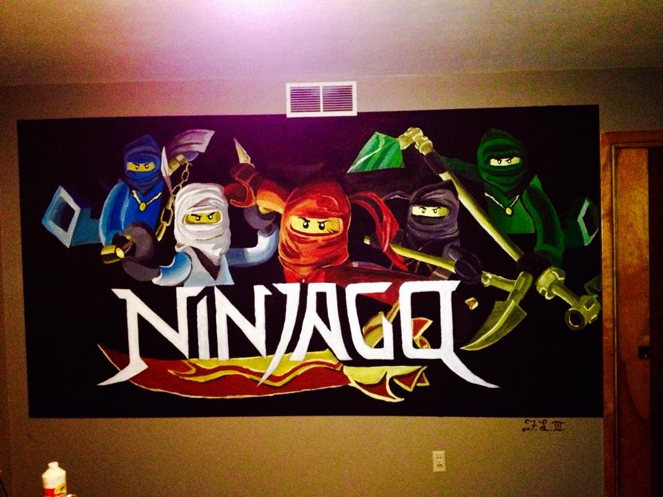 960x720 Ninjago Wall Mural By Frankieluna3 - Lego Ninjago Painting