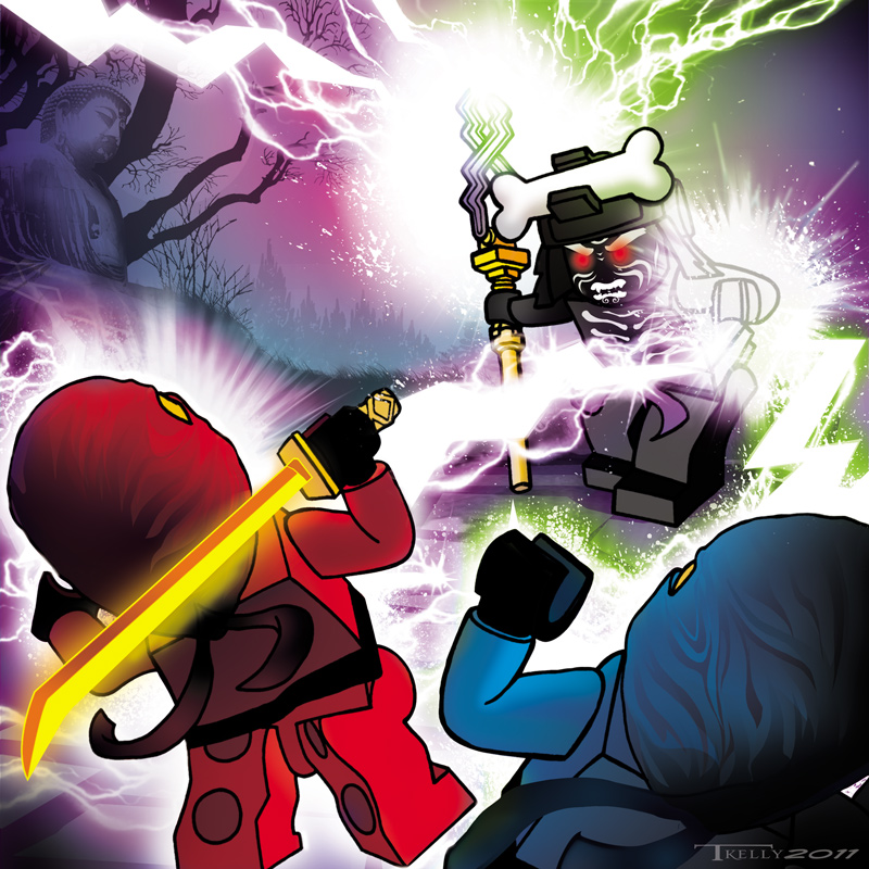 800x800 Lego Ninjago Guys By Artist Tom Kelly By Tomkellyart - Lego Ninjago Painting