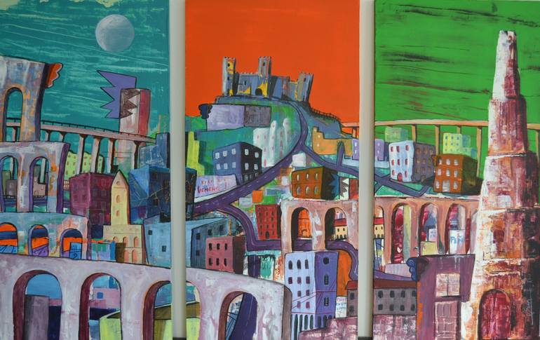 770x485 Saatchi Art After Lego Painting By Oscar Francescutto - Lego Painting