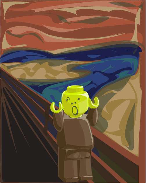 503x628 Lego Paintings - Lego Painting