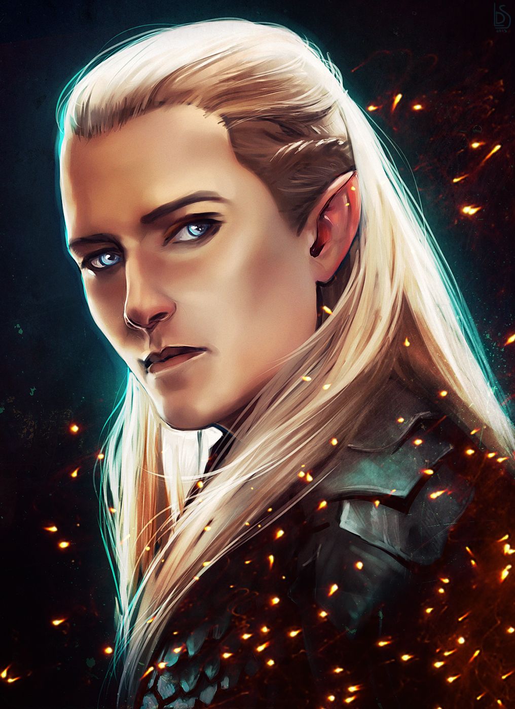 1016x1400 Legolas By On @ Lotr Amp - Legolas Painting