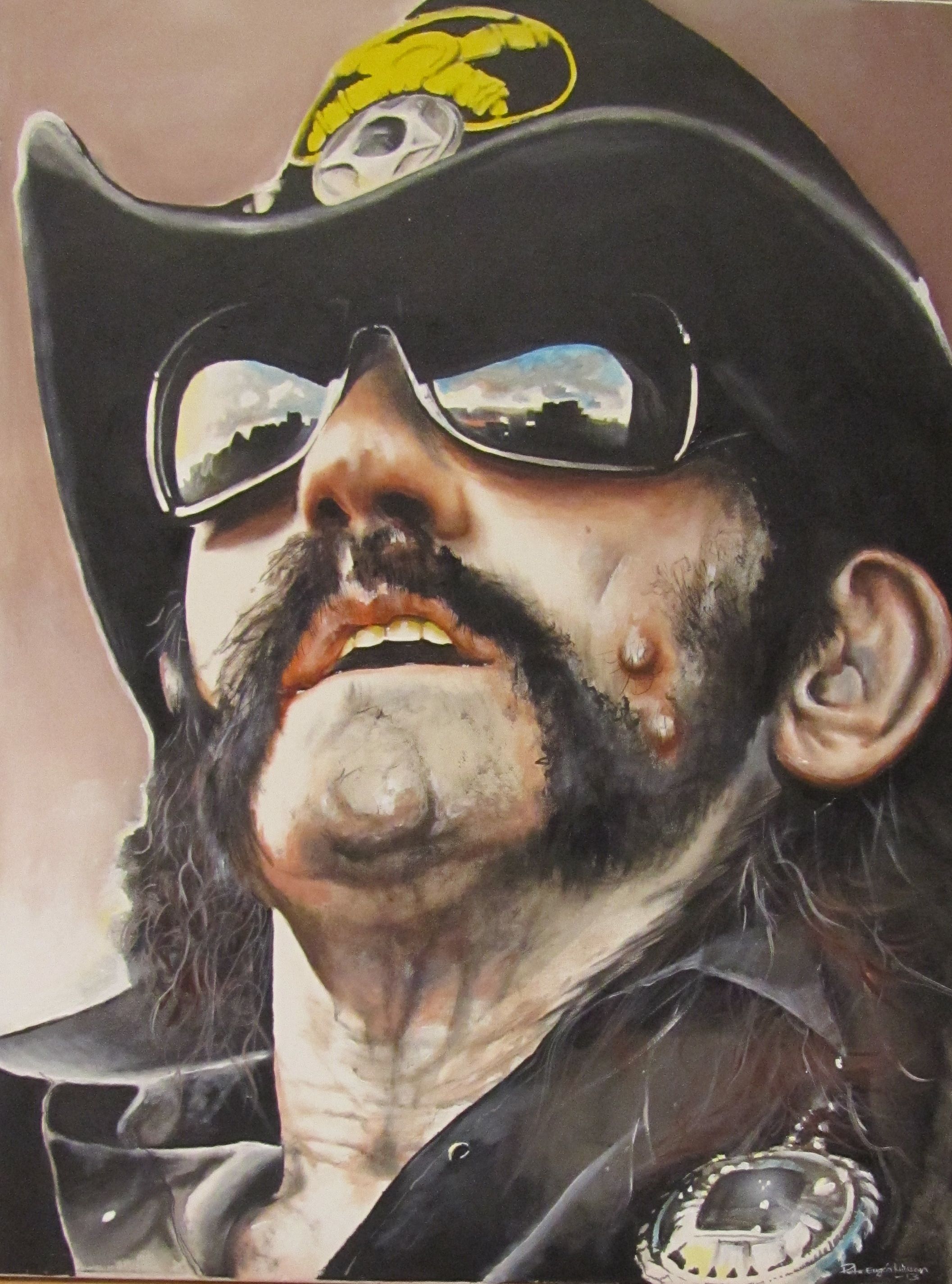 2113x2849 Lemmy Kilmister Painting By Peter Nilsson. Heavy - Lemmy Kilmister Painting