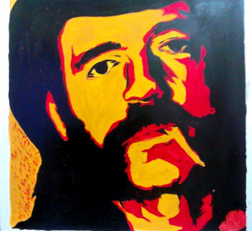 825x757 Lemmy Kilmister Pop Art Touchtalent - Lemmy Kilmister Painting