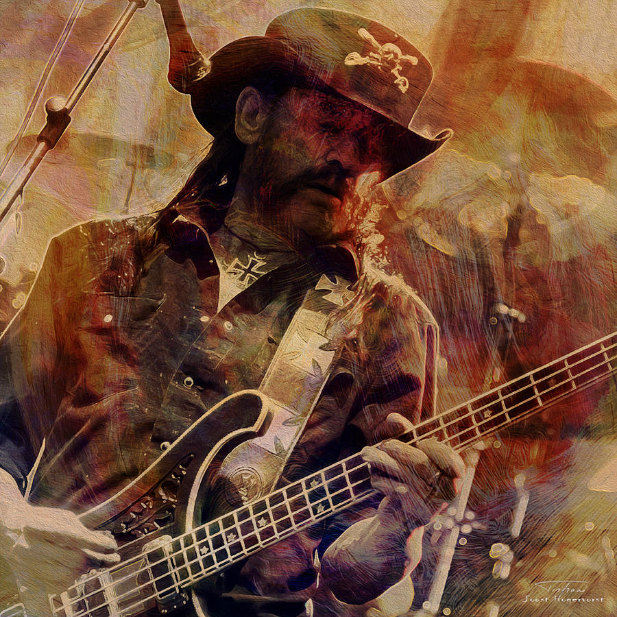 900x900 Music Icons - Lemmy Kilmister Painting