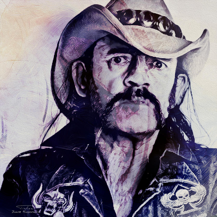 900x900 Music Icons - Lemmy Kilmister Painting