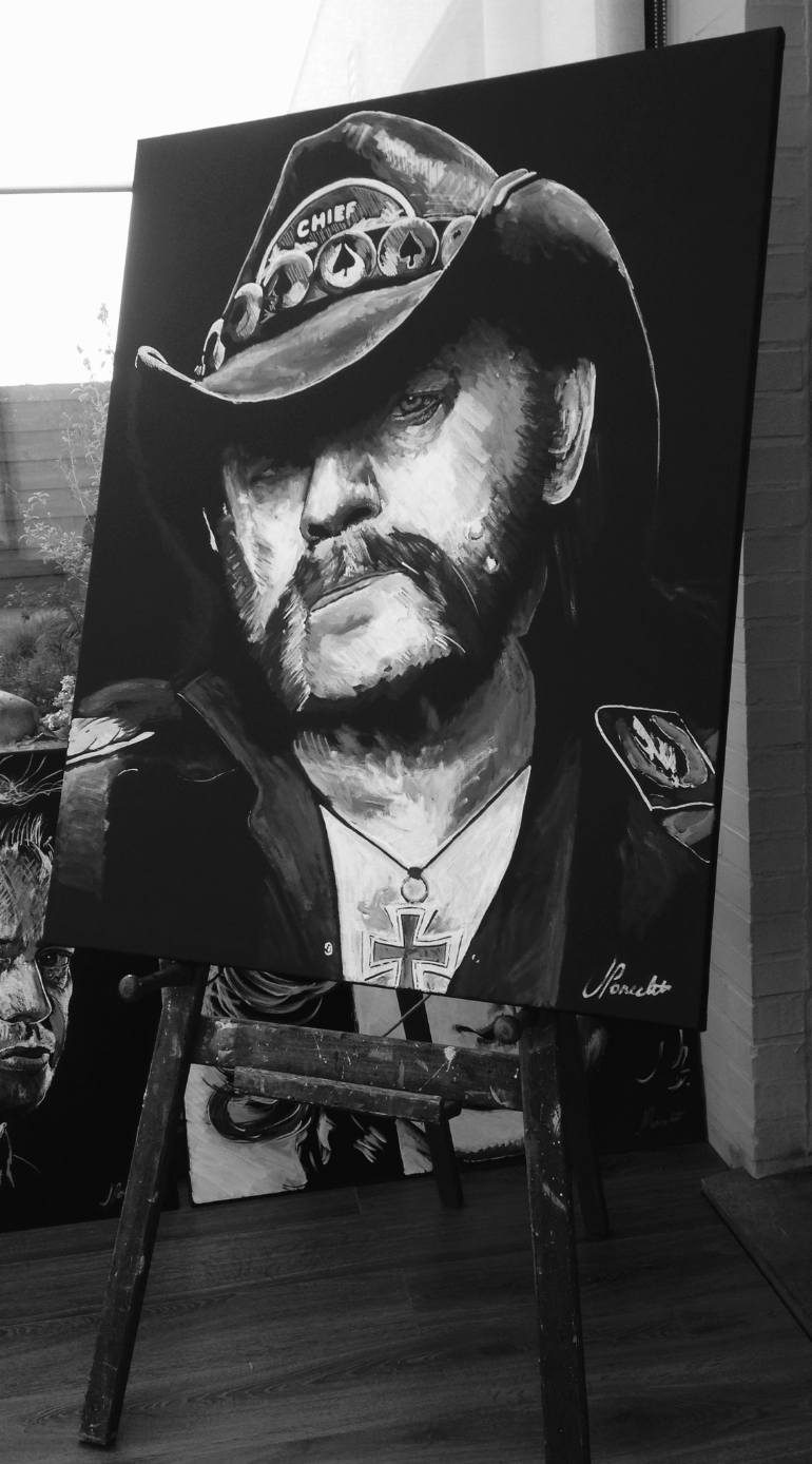 770x1388 Saatchi Art Lemmy Kilmister Painting By Jan Poncelet - Lemmy Kilmister Painting
