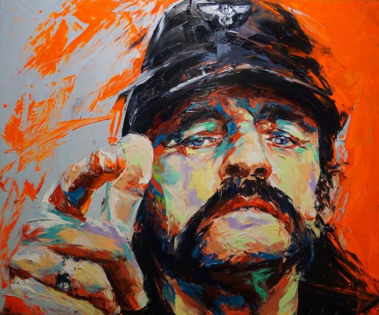 770x641 Saatchi Art Lemmy Painting By Gilliane - Lemmy Painting