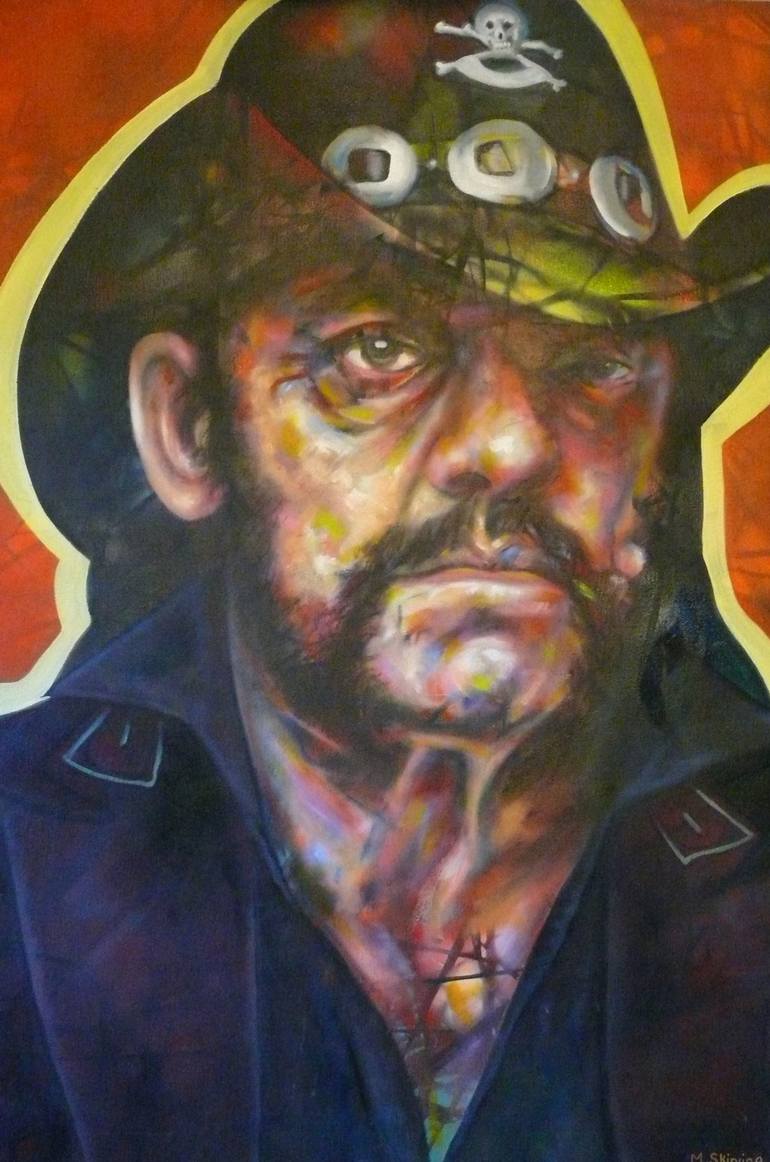 770x1162 Saatchi Art Lemmy Painting By Mark Antony Skirving - Lemmy Painting