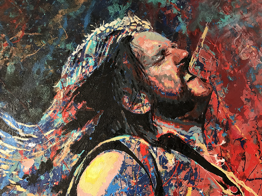 864x648 Tom Nolllemmy - Lemmy Painting