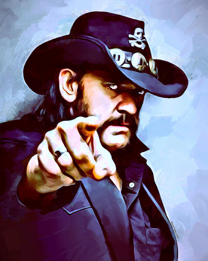 720x900 Lemmy Kilmister Painting Scott Wallace. Motorheadsnaggletooth - Lemmy Painting