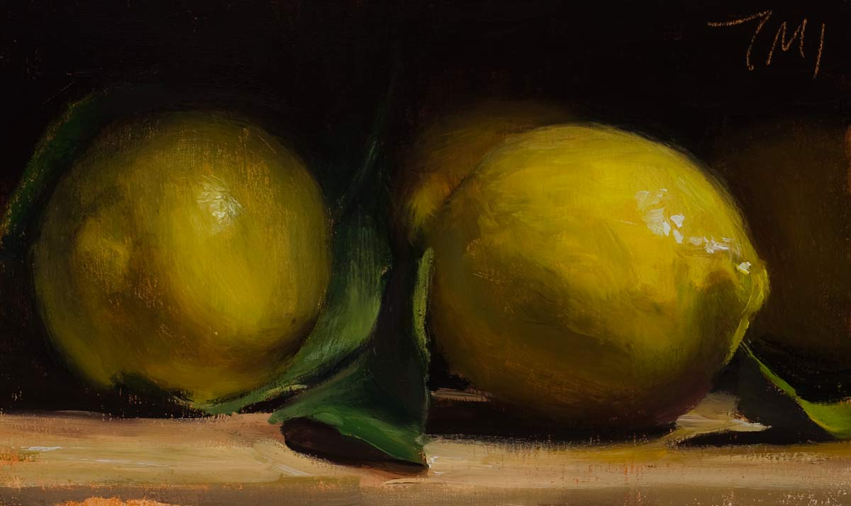 1200x714 Daily Paintings Lemons Postcard From Provence - Lemon Painting