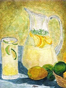 225x300 Lemonade Paintings Fine Art America - Lemonade Painting